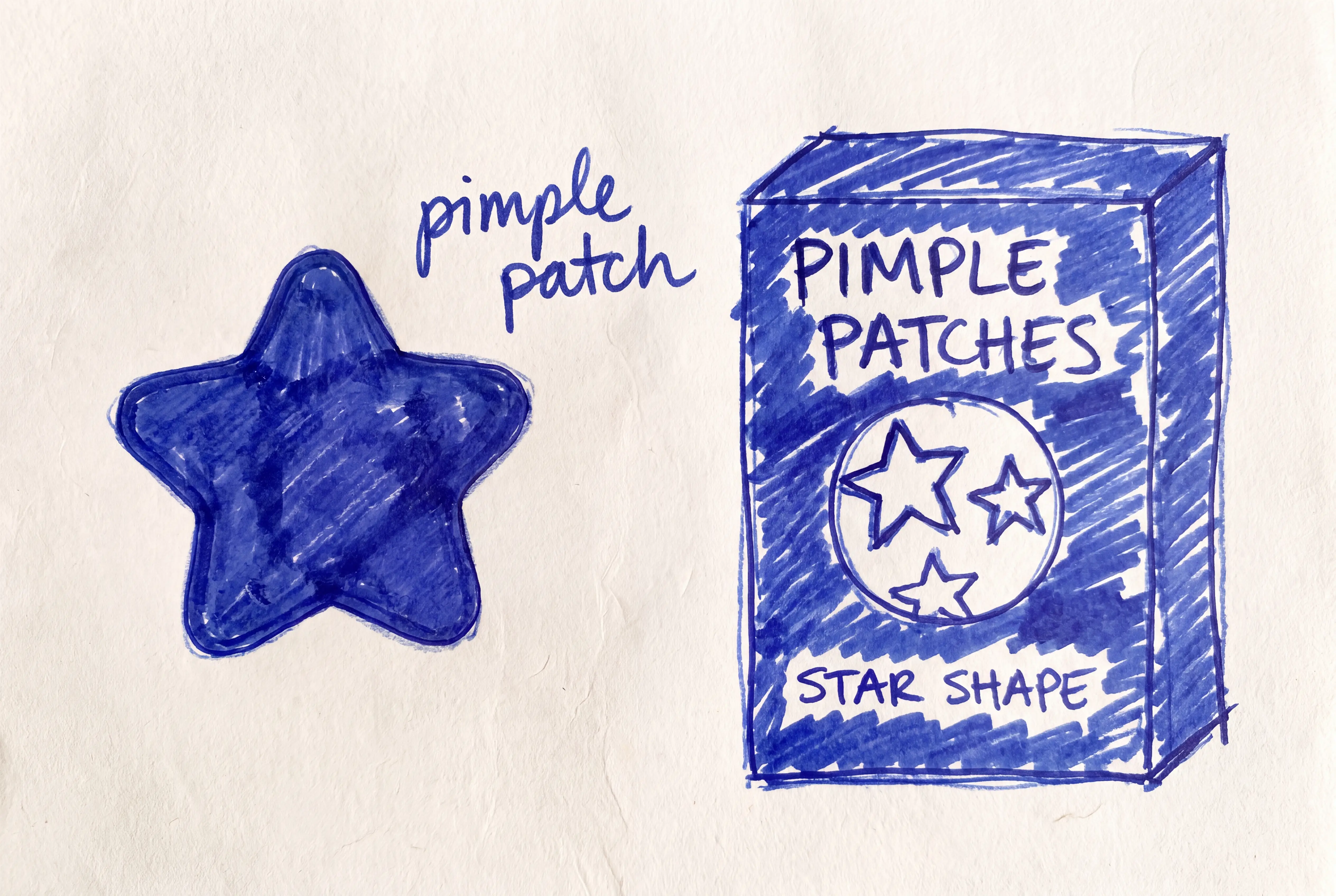 A pimple patch packshot