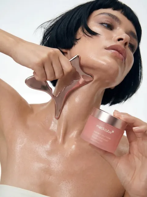 Medicube Collagen Jelly Cream, AI skincare campaign