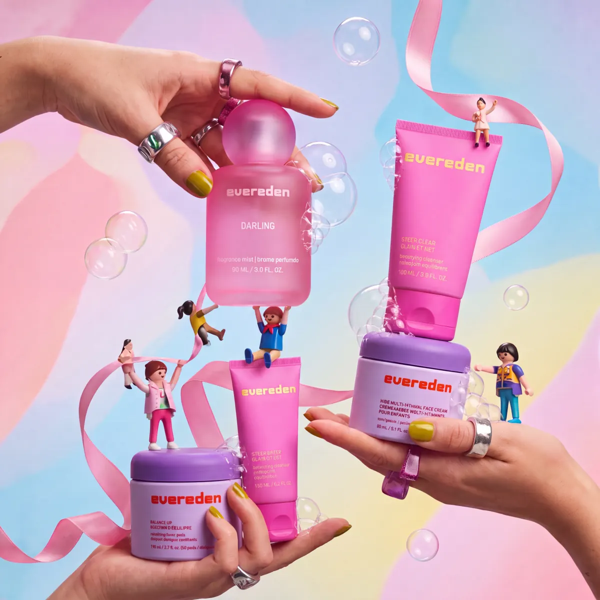 Evereden Kids Skincare Range, AI range campaign by Niko x Studios
