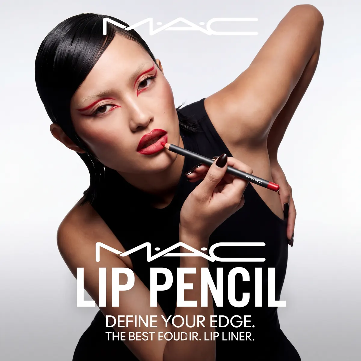 MAC Lip Pencil in Ruby Woo, frame 4